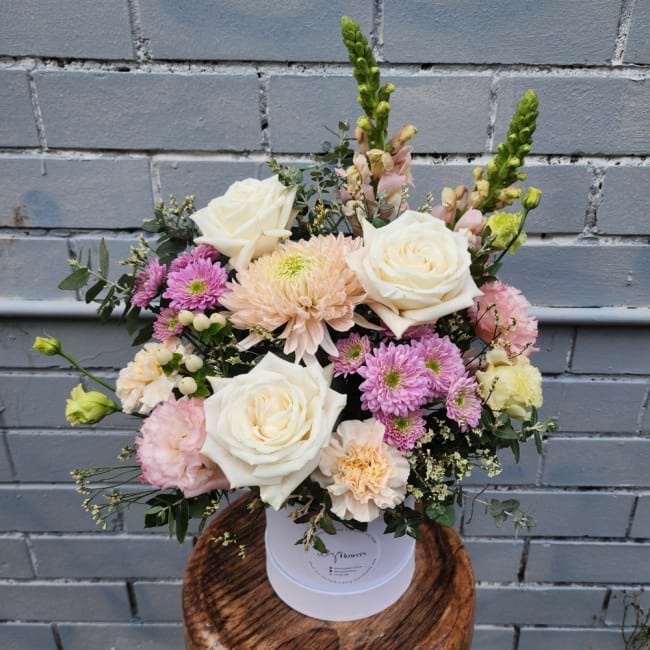 Florist Choice Pastel Hatbox